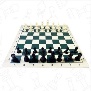 GETORIUM Tournament Chess Set Portable and Professional Set with Travel Portable